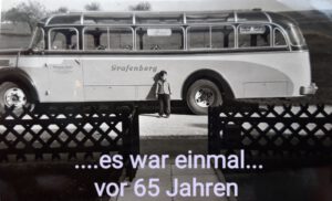 Bus in der Sudentenstraße 1965